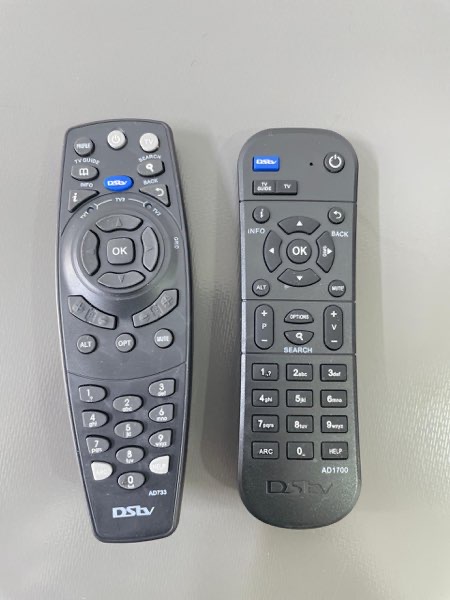DSTV REMOTE NO 5 & NO 8