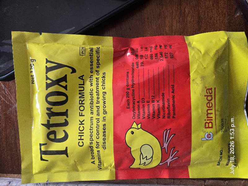 Tetroxy Chick 100g