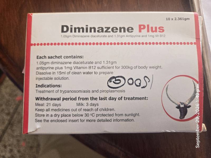 Diminazene plus 1.05gm