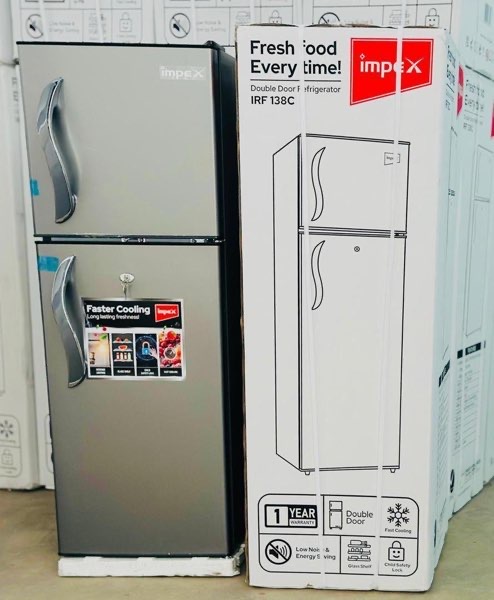 IMPEX FRIDGE SILVER 138L