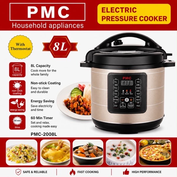 PMC PRESSURE COOKER 8L