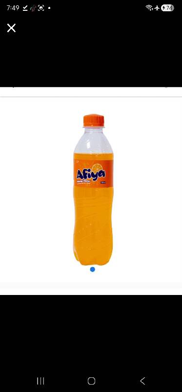 AFIYA ORANGE 400MLX12CTN