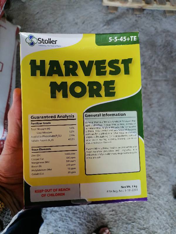 Harvest More 5-5-45+TE