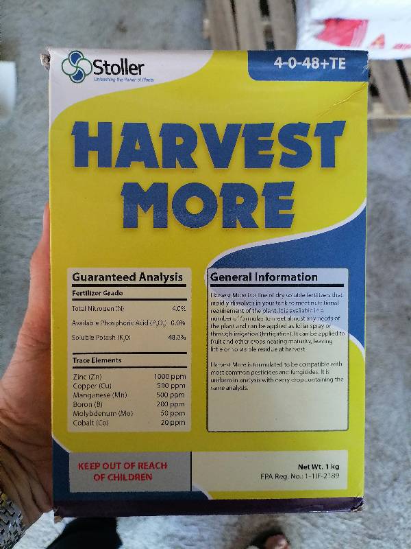 Harvest More 40-0-48+TE
